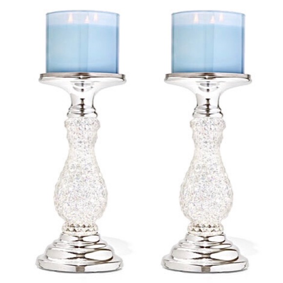 Bath & Body Works Swirling Glitter Pedestal Candle Holder